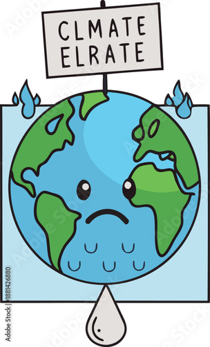 Earth expresses concern over climate change