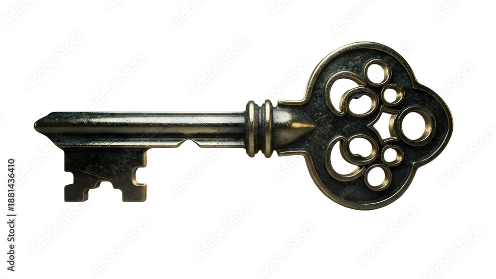 Obraz premium old rusty key