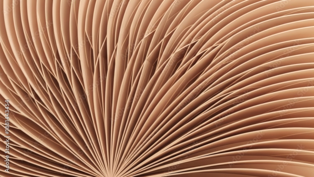 Obraz premium Abstract 3D black wavy lines texture background