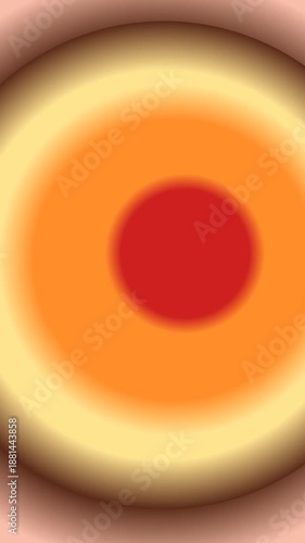 Abstract Circular Pattern with Warm Colors Creating a Vibrant Visual Effect