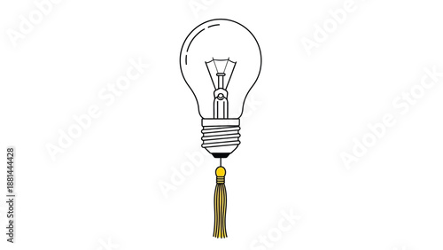 Illumination of knowledge: a creative concept representing the light of learning and academic achievement