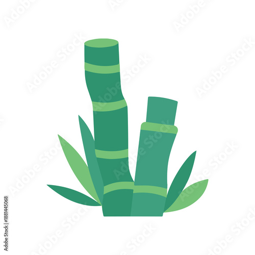 Bamboo vector, plant, garden icon