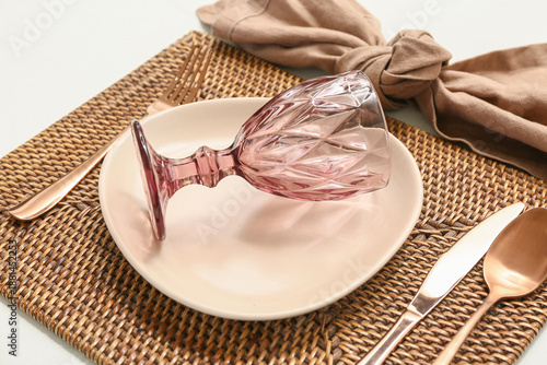 Beautiful table setting on ...