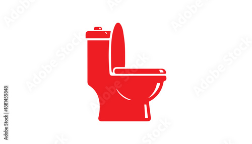 Toilet Icon for Bathroom, Restroom and Public Signage Design