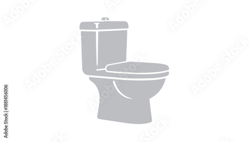 Toilet Icon for Bathroom, Restroom and Public Signage Design