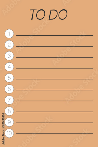 Graph paper. Printable To do list with check boxes, checklist, grid paper with color horizontal lines. Geometric pattern for school, textures, notebook, diary. Realistic lined paper blank.