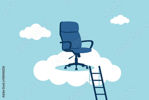 Ascending to the top position: climbing the ladder of success to reach an executive chair