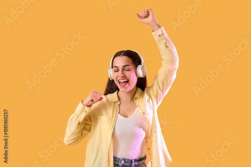 Beautiful young happy woman...