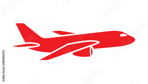 Airplane Icon for Travel, Aviation and Transportation UI Design