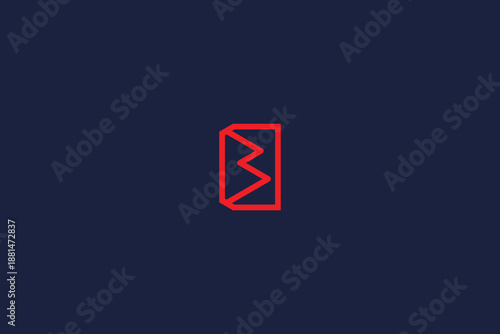 letter b logo icon design template with vector inspiration logo simple design
