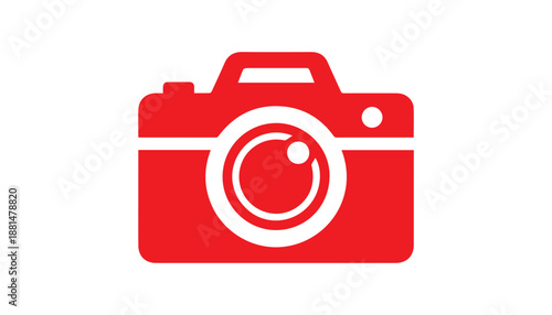 Photo Camera Icon for Photography, Media and UI Design