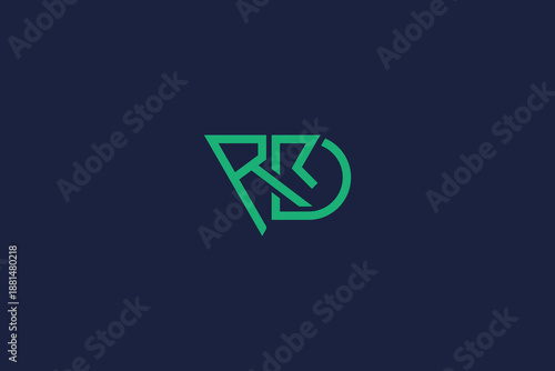 letter rrd logo icon design template with vector inspiration logo simple design