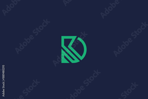 letter rd logo icon design template with vector inspiration logo simple design