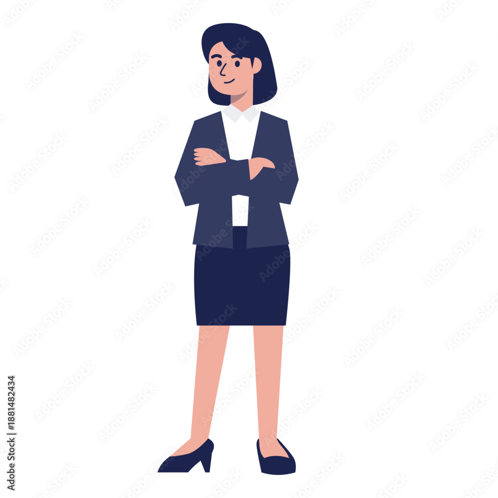 Obraz premium Professional Business Executive Character