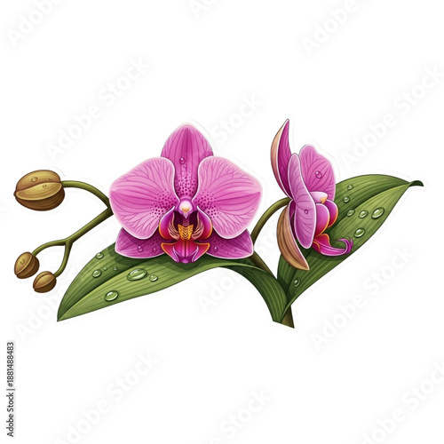 pink orchid flower