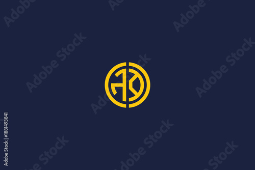 letter aa logo icon design template with vector inspiration logo simple design