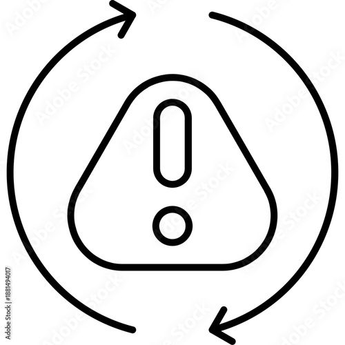 Risk Transfer Icon Vector Element