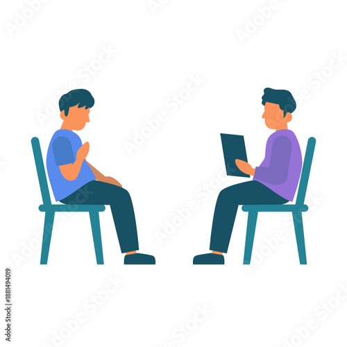 Mental Health Therapy Concept Vector