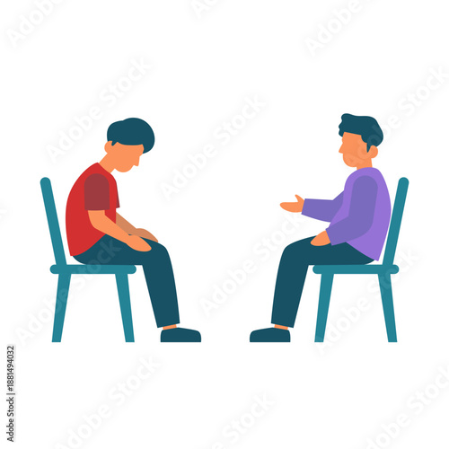 Mental Health Therapy Concept Vector
