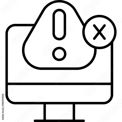 Risk Avoidance Icon Vector Element