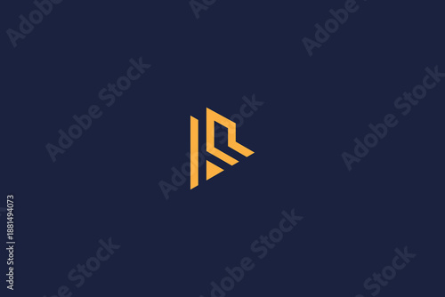 letter r logo icon design template with vector inspiration logo simple design