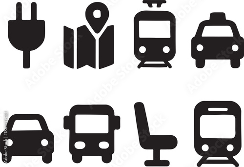 Transportation Icons.