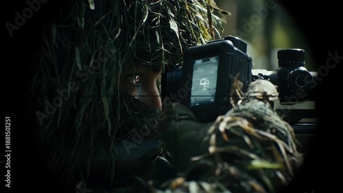 Exploring Dense Green Foliage Through a Hidden View