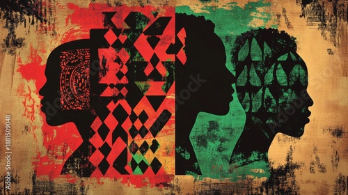 Celebrating black history month a meaningful design of unity and heritage artistic expression cultural environment perspective identity