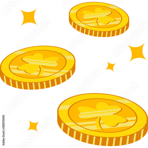 Coins St Patricks Day Decoration