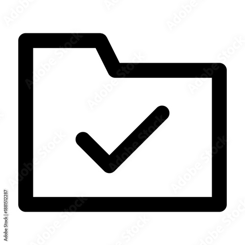 Folder Check Icon