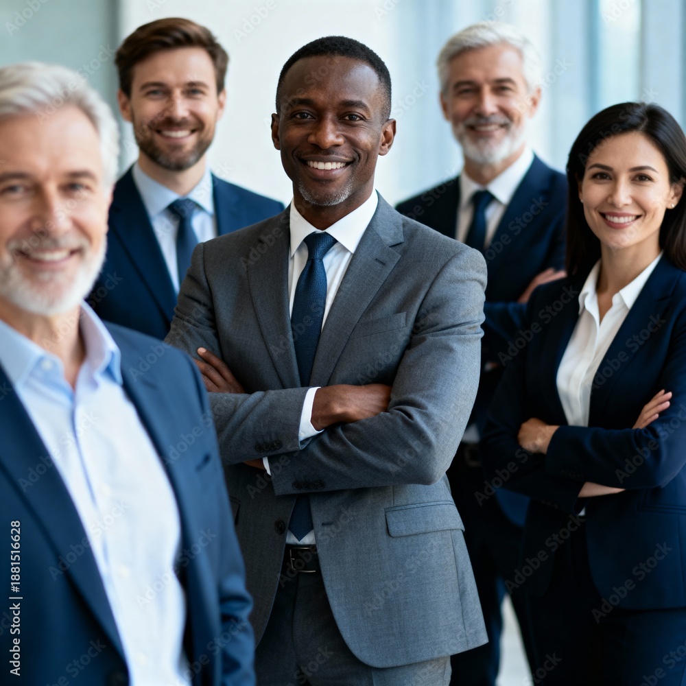 Fototapeta premium confident business team