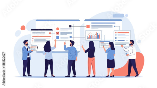 Teamwork and Collaboration: People Planning Strategy on Digital Boards