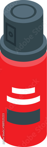 Pepper spray canister is protecting people from danger, ensuring safety and security