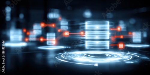 a connected server relies on networking to unify database info while monitor tools add a personal touch