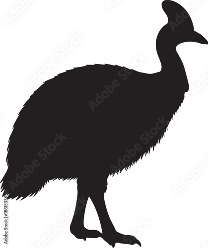 Southern in silhouette white background.