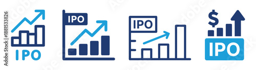 Stock market initial public offering of company symbol