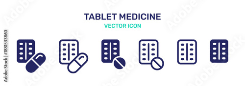 Tablet medicine blisters and capsule pills