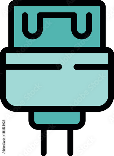 Close up of a type c usb connector, highlighting its role in modern data transmission