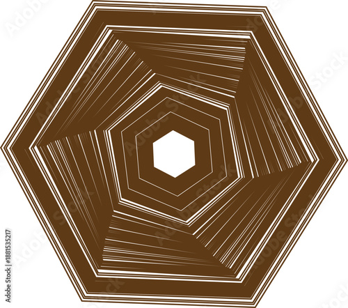 3D vector illustration of an empty brown wooden crate icon and shiny board sign isolated on a white background featuring a polished texture design