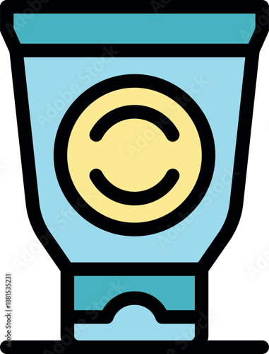 Cosmetic cream tube showcasing beauty products for healthy skin, emphasizing skincare routines and moisturizing effects