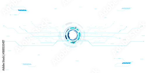 Abstract technological background vector, Technology abstracts futuristic background for internet business,