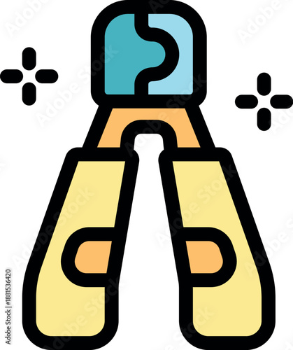 Nail clipper cutting nails for perfect manicure and pedicure, beauty and hygiene concept