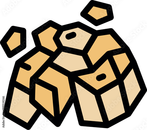 Close up of ginger root segments breaking apart, highlighting the intricate network of fibers and its unique structure