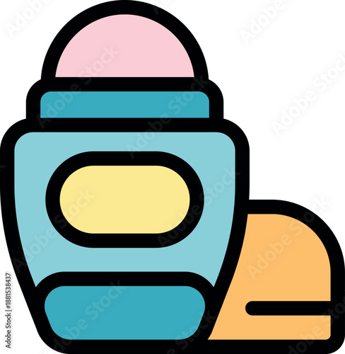 Open roll on deodorant providing long lasting freshness and confidence throughout the day