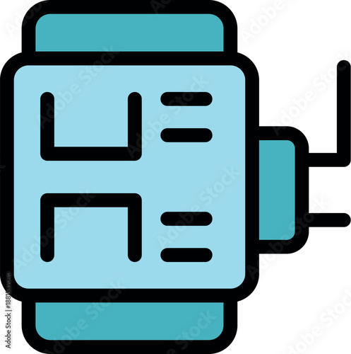 Electronic control unit with a digital interface managing engine operation and performance