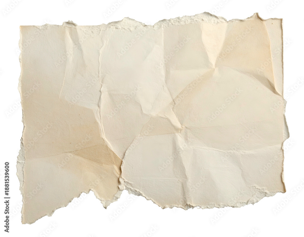 Obraz premium Crumpled Paper Texture Surface Closeup.