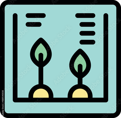 Innovative smart farm technology uses sensors and data analysis to optimize plant growth, ensuring healthy crops and efficient resource management