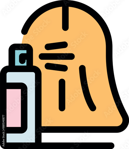 Depilatory cream removing unwanted hair for smooth skin, beauty product for hair removal