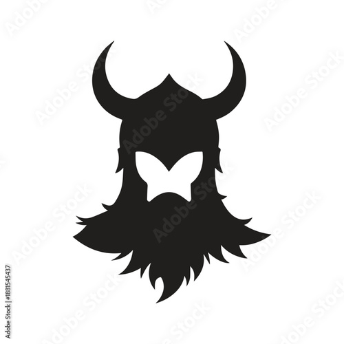 Nordic Mythology Viking Logo With Bold Minimal Style