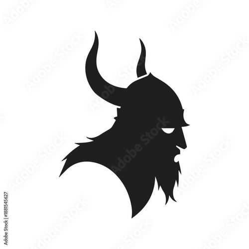 Geometric Viking Helmet Logo With Modern Minimal Look